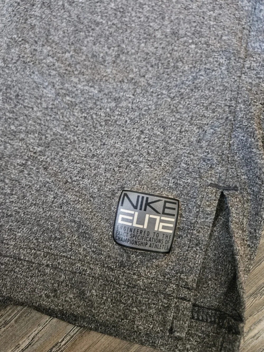 Nike Gray Dri-FIT Hoodie with Swoosh